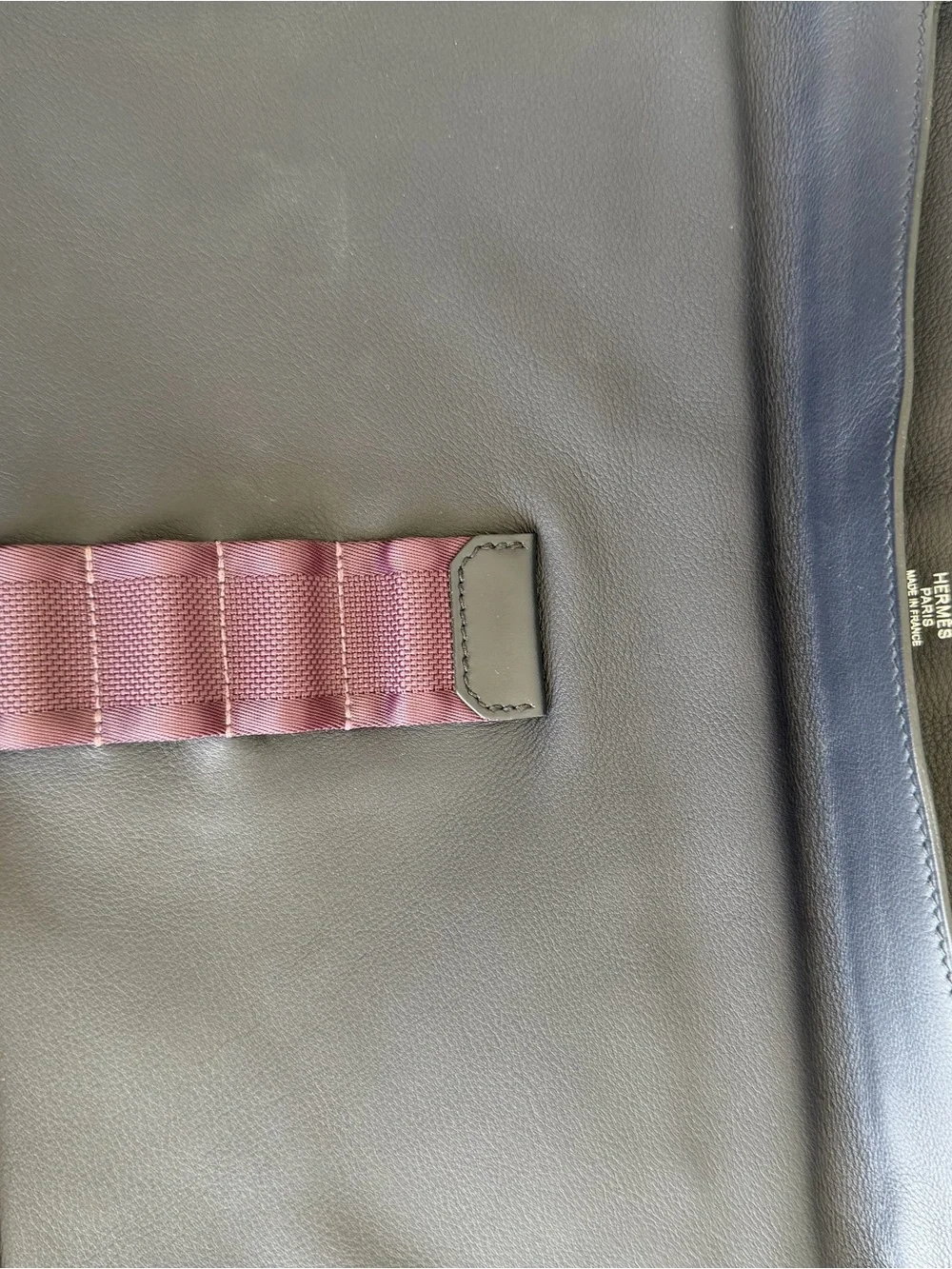 Hermes CitySlide Indigo Clutch